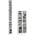 porta cd e dvd modulari bianco singolo